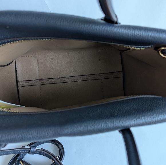 Michael Kors Purse Large Mercer Tote Admiral Navy Blue Handbag - Picture 5 of 13